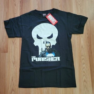 Vintage Marvel Mad Engine Hemd Herren klein schwarz Comics Film Punisher Y2k - Bild 1 von 9