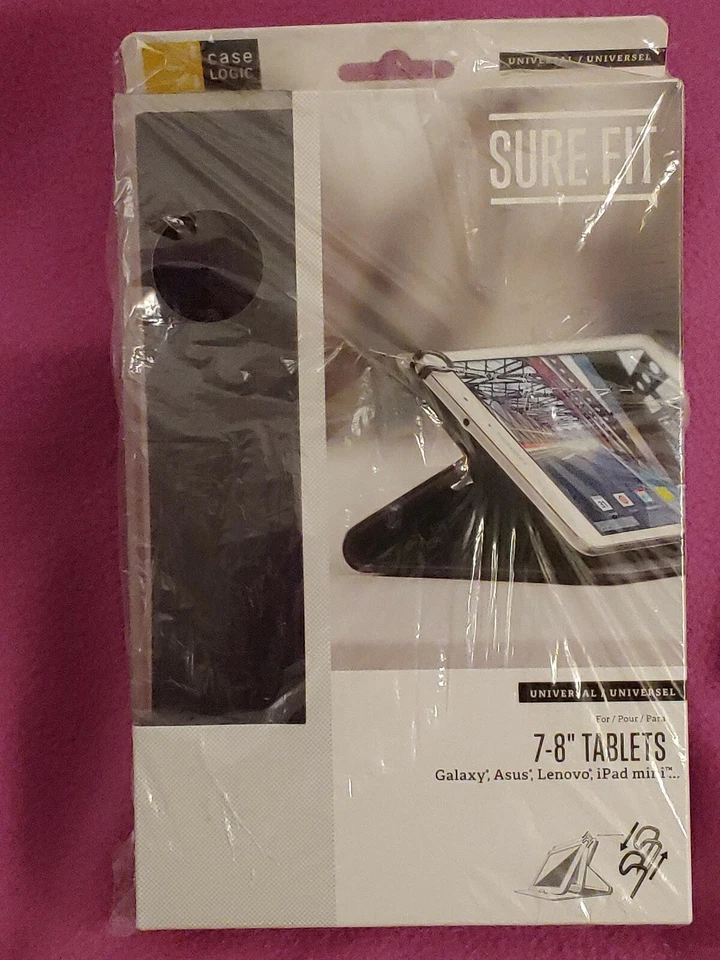 GORGEOUS & NIOB CASE LOGIC SURE FIT UNIVERSAL FOLDING FOLOLIO CASE, 7-8" TABLETS - Image 1 of 4