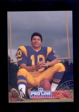 1992 Pro Line Portraits TONY ZENDEJAS Los Angeles Rams National Convention Card