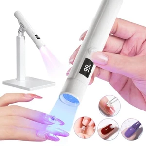 Mini Nail Lamp UV LED Light Portable Nail Polish Gel Dryer Curing Lamp Handheld. - Picture 1 of 26