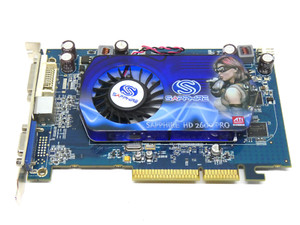 Sapphire Radeon HD 2600PRO 512MB VGA Card - AGP Slot