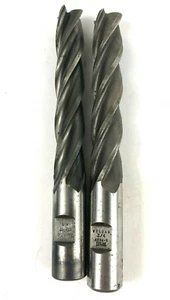 Zwei 3/4" Vierflöte HSS Schaftfräser - Weldon und Quinco - 6-1/4" OAL - Bild 1 von 3