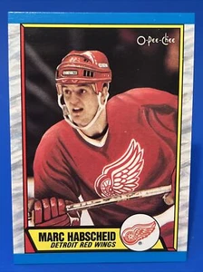 1989-90 O-Pee-Chee Marc Habscheid Rookie Card #151 Detroit Red Wings RC Sharp! - Picture 1 of 2