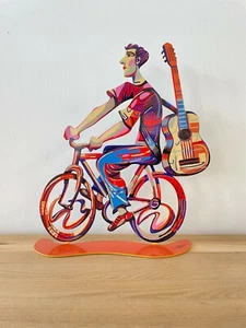   Metal Sculpture  " Troubadour Rider " by David Gerstein  - Picture 1 of 8