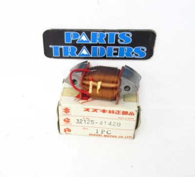 Bobina de iluminación genuina Suzuki 1977 1978 1979 PE250 PE 250 32125-41420 NUEVO DE STOCK Foto 1 de 4