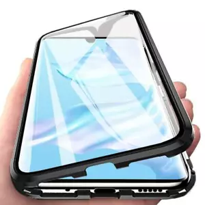 COVER MAGNETICA Per ONEPLUS NORD 3 CUSTODIA NERA + FRONTE RETRO VETRO TEMPERATO - Foto 1 di 12