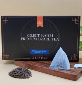 Tibetan Tea - 1990 Aged, Premium Heicha Variety - 12 Tea Bags at 48G - 顶级藏茶 - Picture 1 of 7