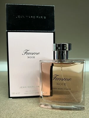 Jean Marc Paris Femme Noir Eau de Parfum Spray 100 ml, 3,4 oz NUEVO Foto 1 de 3