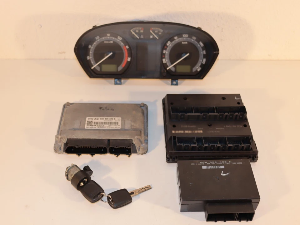 Kit centralina motore Skoda Fabia I 6Y 1,2 l BMD 03D906023B 5WP40504 SIMOS 9.1 - Immagine 1 di 4