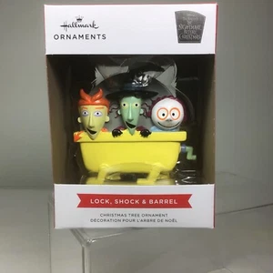 Hallmark Disney Tim Burton's Nightmare Before Christmas Lock Shock and Barrel - Picture 1 of 3