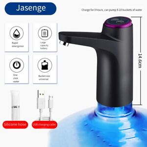 Automatic Universal Electric Water Bottle Pump USB Rechargeable Dispenser