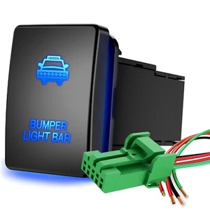 Nilight Bumper Light Bar Push Button Switch 12V ON Off Switch - Picture 1 of 7