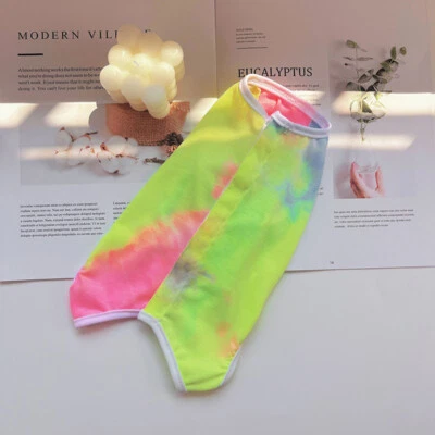 Pets Striped Overalls For Dogs Tie Dyeing Cat Clothing Suit Postoperative Cloth↔ - Image 1 of 4