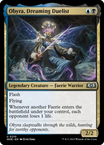 x4 Obyra, Dreaming Duelist WOE MTG 210 POCO COMÚN M/NM 4x - Imagen 1 de 1