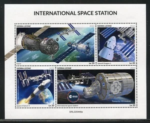 SIERRA LEONE 2022 INTERNATIONAL SPACE STATION SHEET MINT NH - Picture 1 of 1