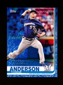 2019 TOPPS SERIES 1 MINI ON DEMAND #5 CHASE ANDERSON BLUE PARALLEL SP #02/10!