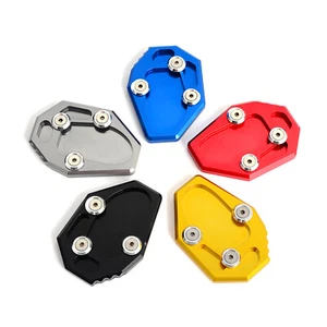 CNC Enlarge Side Stand Plate For Yamaha FZ6R XJ6 ABS 2009-16 FZ6R-S2 ABS 2004-09 - Picture 1 of 11