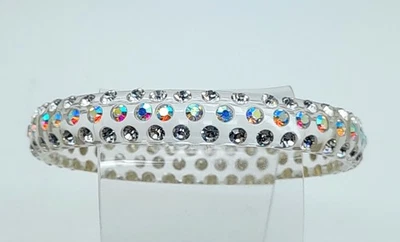 Прозрачный прозрачный круглый пластиковый прозрачный и ab со стразами модные браслеты - Изображение 1 из 4