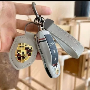 Key Fob Case Cover Replace Shell for Porsche 911 Panamera 718 Cayenne Keychain - Picture 1 of 6