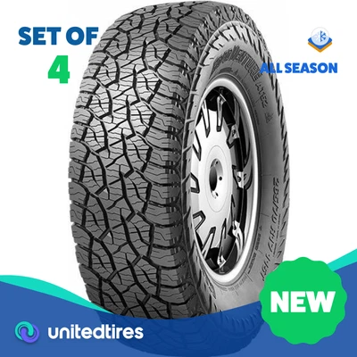 Set of (4) New 265/65R17 Kumho Road Venture A/T 52 112T - Image 1 of 4