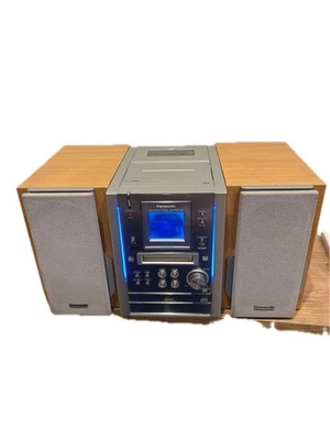 Sistema de mini componentes Panasonic SC-PM37MD plateado Foto 1 de 4