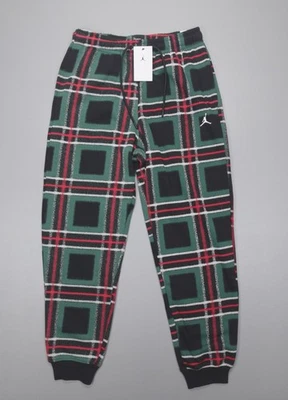 Nike Air Jordan Men's Plaid Sweatpants Joggers Colorful Holiday FV7462-010 - Image 1 of 4