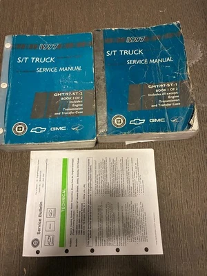 1997 Chevrolet S10 Blazer GMC JIMMY Sonoma Camion Servizio Negozio Repair Manual - Immagine 1 di 4