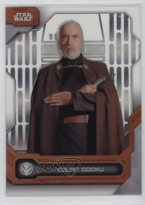 2024 Topps Star Wars High Tek Death Star Interior Pattern Count Dooku #25 0nr3 - Image 1 of 3
