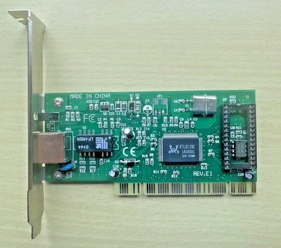 Realtek Ethernet-Karte PCI 10/100 MB  RTL8139C LAN Ungetestet = Defekt - Bild 1 von 3