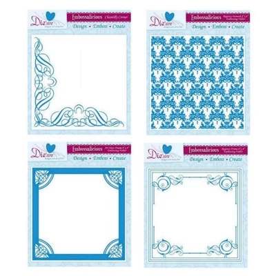 1 Prägeschablone 20 x 20 cm, Embossing Folder Embossalicious, Crafters Companion - Bild 1 von 3