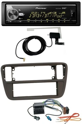 Pioneer Bluetooth DAB USB MP3 Autoradio für VW Up (AA, AAN, 2011-2016) - Bild 1 von 4