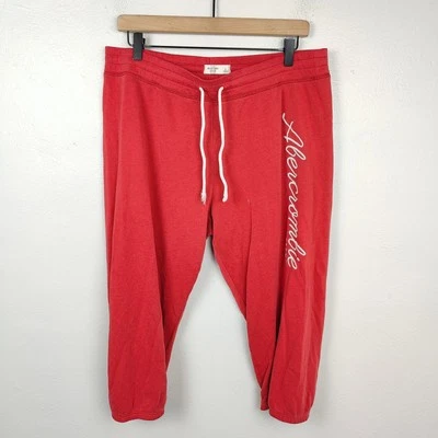 Pantalones deportivos capri vintage Y2K Abercrombie & Fitch para mujer grandes pulsadores de pedales Foto 1 de 4