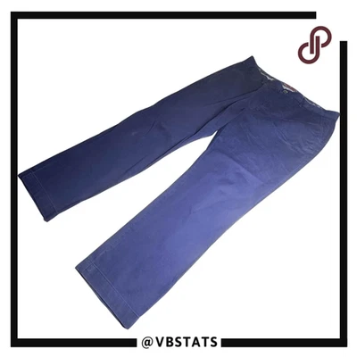 Pantalones chinos Robert Graham para hombre pierna recta a medida Kipling azul 36W x 30L Foto 1 de 4