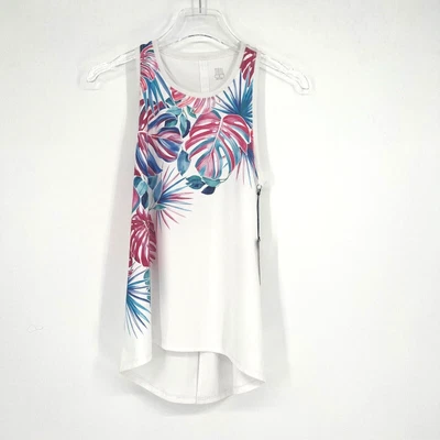 Camiseta sin mangas cola para mujer S golf tropical palmera pickleball UPF 50 atletismo Foto 1 de 4