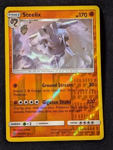 Steelix 104/236 - SM Unified Minds Reverse Holo LP Pokemon TCG - Picture 1 of 2