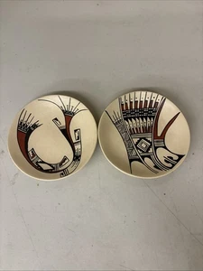 Set Of Signed Blanca Olivas Mata Ortiz Pottery - Picture 1 of 5
