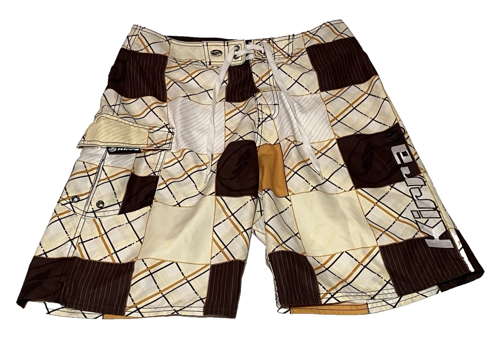 Pantalones Cortos Kirra Para Hombre Talla 29 Poliéster Sin Forro Bolsillos con Cordón Foto 1 de 4