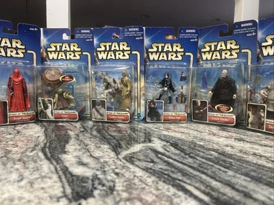 Lote de 6 bonecos colecionáveis de Star Wars Attack Of The Clones  - Imagem 1 de 4