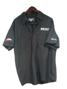 Throttle Threads Vance & Hines Short Sleeve Shirt - Black Large - Picture 1 of 5