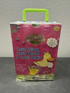 Let’s Sing,Let’s Move, Let’s Play 3 Books CD Mother Goose New, Sealed, Rare - Picture 1 of 7