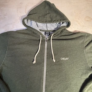 Oakley Green Full Zip Hoodie Embroidered Logo Herren Größe XL - Bild 1 von 6
