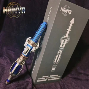 Doctor Who 12° Cacciavite Sonico in Metallo Prop Cosplay con Luce LED Replica Regalo - Foto 1 di 6