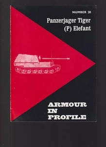 ARMOUR IN PROFILE N°20 PANZERJAGER TIGER (P) ELEFANT - Imagen 1 de 3