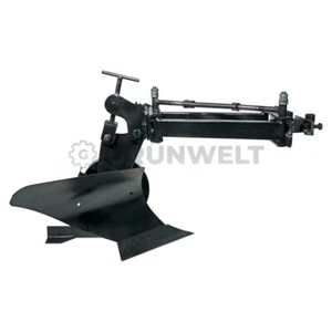 Pflug mit Stützrad GW-PF03 Häufelpflug Häufler Kartoffelhäufler für Gartenfräse - Zdjęcie 1 z 7