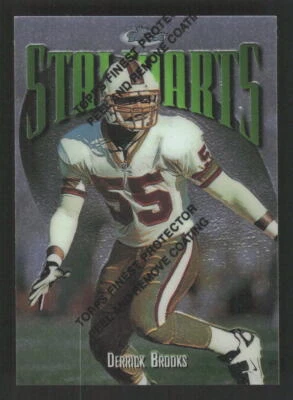 1997 Finest #281 Derrick Brooks Tampa Bay Buccaneers Foto 1 de 2