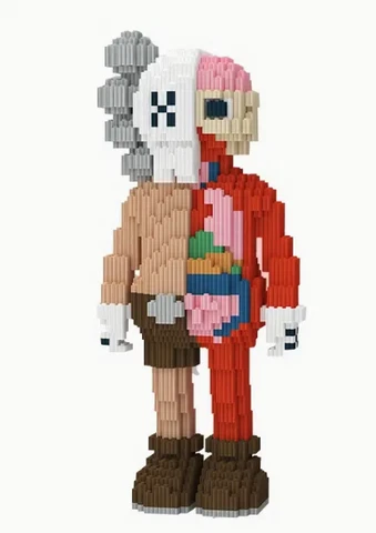 Kaws Figure LEGO Build it FREE SHIPPING Cover