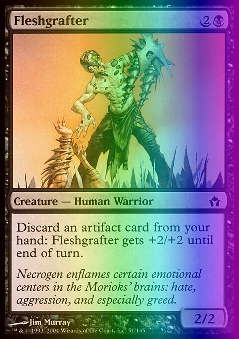MTG Magic the Gathering Fleshgrafter (51/165) Fifth Dawn MP FOIL - Image 1 of 1