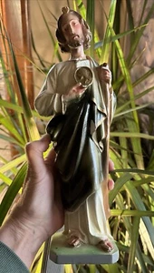 Vintage Chalkware St. Jude Figure - Picture 1 of 9