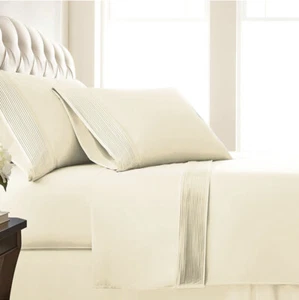 SouthShore Vilano Springs Fine Linens King sheet set Premium Collection 4 pc NEW - Picture 1 of 9