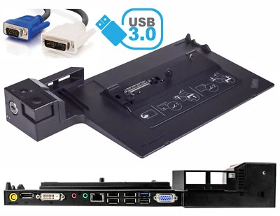 LENOVO DOCKING STATION 4337 T410 T410S T410i T420 T510 T520 W510 X220 L412 DOC3 - Bild 1 von 3